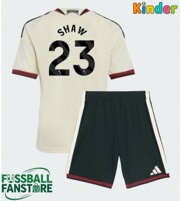 Manchester United Luke Shaw #23 Replik 3rd trikot Kinder 2026-27 Kurzarm (+ Kurze Hosen)